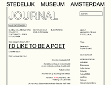 Tablet Screenshot of journal.stedelijk.nl